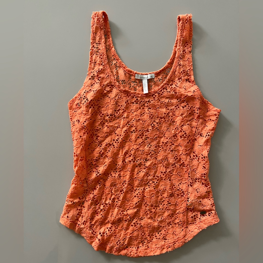 O’Neill Lace Coral See-through Tank